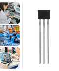 High Sensitivity Hall Effect Sensor Kit 40 Piece Pack For Industrial Motors And Lab Research To Nail Precise Magnetic Detection And Speed Sensing Capabilities, black 3-pin sensor