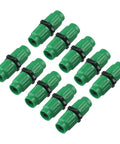 Fix Your Leaky Garden Hose Like A Pro With This Heavy Duty Expandable Repair Kit For 5/8 And 3/4 inch Water Hoses Featuring Quick Connectors, Durable Brass Fittings, And Simple DIY Parts To Stop Drips Fast. Green hose repair connectors set