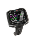 Quad Ci Wrist Dive Computer With Customizable ZH-L16C Algorithm For Your Personal Dives, black and silver with digital display