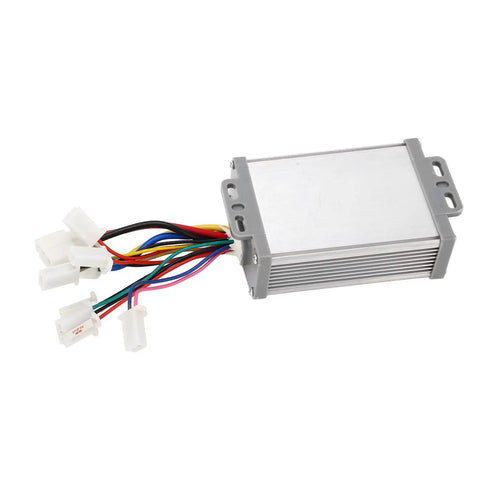 24V Electric Bike Speed Controller For 1000W Brushed Motors Aluminum Alloy Construction For Rugged Outdoor Use Ride Ready Throttle Control With Undervoltage And Overcurrent Safety Great For E Bikes And E Trikes Enthusiasts
