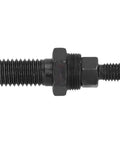 Heavy Duty Drill Bit Adapter Pneumatic Rivnut Tool Alloy Steel Mandrel For Hand Rivet Head Kit Works Perfect With Holesaw Bits And Various Fastening Jobs On Metal Surfaces, black threaded adapter