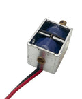 Two Pack Mini Push Pull Linear Solenoids Electromagnets With 5mm Stroke Copper Head Frame Actuators For DC 12V 4A 5 Ohm