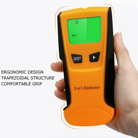No Sweat 3 In 1 Stud Finder Wall Scanner With Big Lcd Readout And Loud Alerts Zips Past Drywall To Snag Wood Joists Buried Metal Hot Voltage Wires Fast Foolproof Ace Gear For Every Weekend Builder Or Renovation Hustler