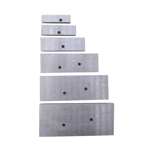 Six Piece Adjustable Parallel Set From Three Eighths To Two And A Quarter Inches Hardened Steel Parallels For Dead-On Layout Inspection And Setup Work