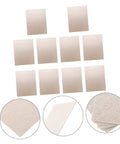 Ten Piece Microwave Crisper Sheets Made From Mica Foil For Heat Resistant Insulation Microwave Oven Accessory Pack