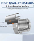Woodworking Lathe Spindle Adapter Converts 1 x 8 TPI To 1.5 x 8 TPI Built Tough Steel Headstock Adapter shown in anti-rust steel