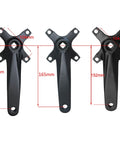 165Mm MTB 1X Crankset With 32T Narrow Wide Chainring 104BCD Square Taper Aluminum Arm Set for Mountain Bikes, various sizes diagram