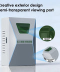 Heavy Duty Outdoor EV Charger Box Weatherproof Wall Mount Cover For Electric Vehicles with semi-transparent viewing port