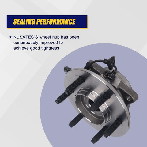 Rear Wheel Bearing And Hub Assembly 541001 for Ford Expedition Lincoln Navigator with 6 Lug Bolts and ABS