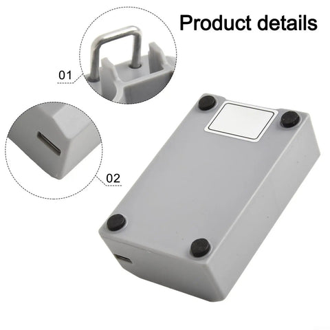 Back view of Pro Grade Timegrapher For Mechanical Watches, Multifunction Calibration Tool with USB RS232 data transfer port.