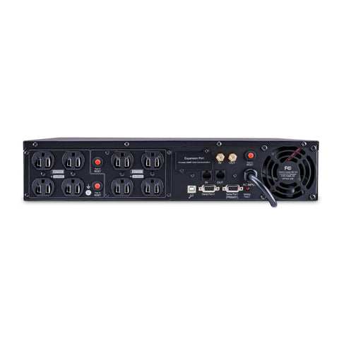 1500VA Smart LCD UPS Battery Backup And Surge Protector With 8 Outlets 900W AVR For Serious Servers And Network Gear, Simulated Sine Wave, Quiet Rack Or Tower Setup, UL Certified