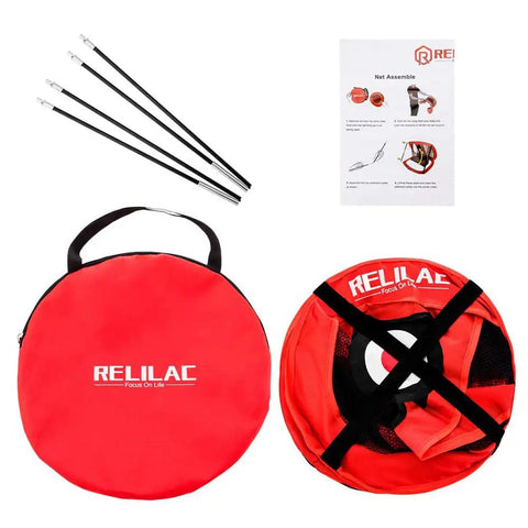 Pop Up Golf Chipping Net For Indoor And Outdoor Practice, Backyard Target System To Help You Dial In Short Game, pouch and poles