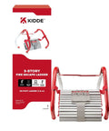 Emergency Home Fire Escape Ladder Rope 3 Story Extendable To 25 Feet Must Have No Fuss Window Mount Flame Resistant Foldable