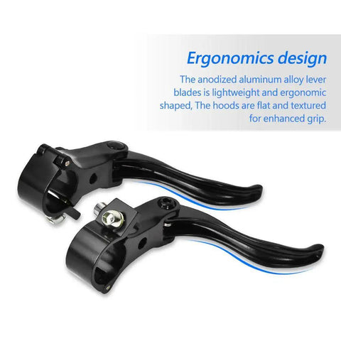 24Mm Dope Bike Brake Levers Set For Mountain Disc Brakes Left And Right Hand Aluminum Alloy Lightweight Ergonomic Levers With Textured Hoods