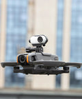 Expansion Bracket for Avata 2 FPV Drone With Grab-And-Go Grip Ready Camera Mount and Strobe Light Mount in use