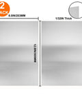 430 Stainless Steel Sheet Metal 8 By 12 Inch One Thirty Second Inch Plates For Magnetic Mount Boards And Craft Projects Built To Last