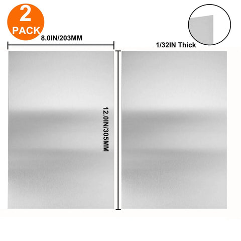 430 Stainless Steel Sheet Metal 8 By 12 Inch One Thirty Second Inch Plates For Magnetic Mount Boards And Craft Projects Built To Last