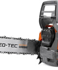 Beast 43cc Gas Chainsaw with 16 inch bar, lightweight 11 lb powerhead, magnesium crankcase, shown on white background