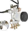 Replacement 150cc Go Kart Brake Kit Complete Set For Kandi Hammerhead TrailMaster And Other 150cc Karts Including Master Cylinder Hose Caliper Pad Easy Install, focusing on master cylinder detail