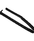 Heavy Duty 125 Cm Neoprene Cable Management Sleeve Waterproof Wire Organizer For Home Office Desk Taming Messy Cords With Soft Shockproof Foam Cover, black design.