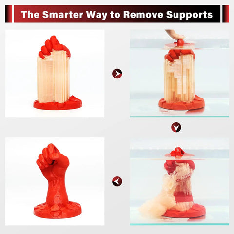 Top Shelf Pva Filament For 3d Printers Delivers Reliable Water Dissolving Support In 1 Point 75 Mm Natural Color With 0 Point 5 Kg Spool That Lets You Crack Off Tough Brackets Fast While Shielding Your Design And Matching Ams Runners For Steady Output