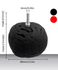 Black foam sponge polishing ball from 5 Piece Aluminum Polishing Kit With Foam Sponge Polishing Balls For Drills, All In One Wheel Polishing Kit