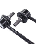 Driver And Passenger Side Front Sway Bar Links For Cherokee 2014 2023 AWD And 4WD Without Off Road Package Durable Replacement For Improved Steering And Smooth Ride On City Streets And Light Trails, black metal pair