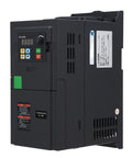Heavy Duty 7.5KW VFD 3 Phase Input 3 Phase Output 0 To 400 Hz Controller With Vector Control Inverter For CNC Machines And Motor Speed Regulation, black industrial housing