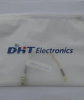 6 Inch MCX Male To F Female RF Coax Cable Assembly packaging with logo, 50 Ohm Pure Copper Coaxial Cable inside bag