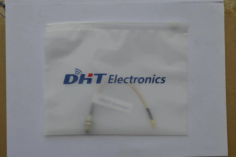 6 Inch MCX Male To F Female RF Coax Cable Assembly packaging with logo, 50 Ohm Pure Copper Coaxial Cable inside bag