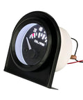 52mm oil pressure gauge kit with sensor, black dial and white housing for 12V automotive use