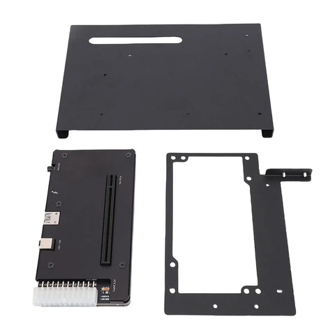 Level Up Your Portable Rig Game With This Rock Solid Egpu Box Delivering Real Pcie 16x Muscle Through Lightning Quick Usb4 Connections On A Heavy Duty Frame - black metal eGPU dock components.