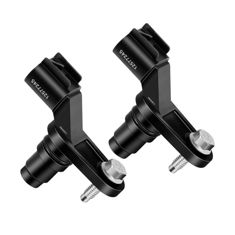 Two Camshaft Position Sensors Set For GM Rides Including Equinox Malibu Cobalt HHR Terrain Lacrosse Verano G5 G6 Solstice Saturn Ion Sky Vue 2131690 12577245 917720 Replacement Sensor, black