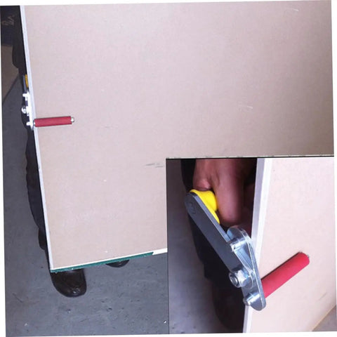 One Pair Gypsum Board Lifter And Plasterboard Carrier With Wide Grip Take The Weight Off Lifting Drywall Ceramic Tile Or Glass Panels No Sweat Home Renovation Moves with adjustable clamp and padded grips.
