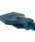 Blue Wind Jet Nozzle For Industrial Air Blowers With Quarter Inch BSPT Male Threads Three Holes ABS Construction Low Noise Design