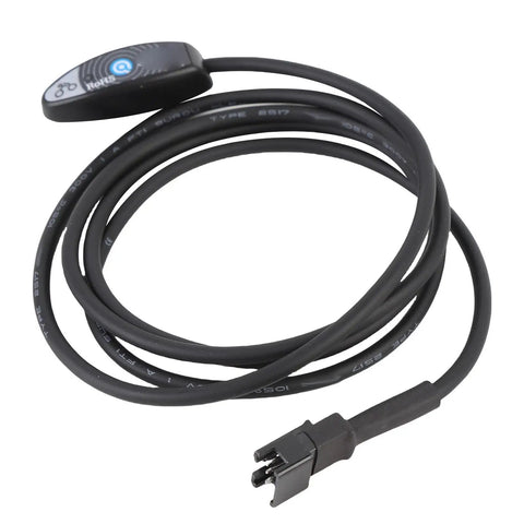 External Electric Bike Speed Sensor Cable With Real Time Feedback And Premium ABS Build Wide Compatibility For Most E Bikes Enhance Cadence Readouts And Cycling Performance On Every Ride coiled view