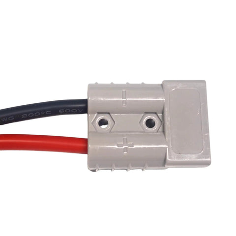 Heavy Duty 8AWG Battery Quick Connector Kit For LiFePO4 Systems, 50A Capacity, M8 Plug, 8 Gauge Cable, Charger Power Cable For Winch And Forklift, Flame Retardant Durable PC Cable, 1.64 Feet close-up