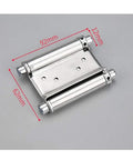 Stainless Steel Double Open Spring Hinge For Doors And Gates Two Way Free Swing Built To Last Heavy Duty 65mm Barrel
