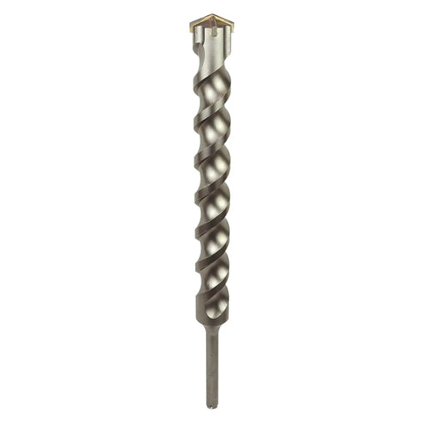 2 Inch Diameter SDS Max Rotary Hammer Drill Bit With U Flute Carbide Tipped 4 Blade Cutter Head For Brick Stone Concrete 15 Inch Flute 21 Inch Overall Length SDS Max Only Heavy Duty Masonry Bit