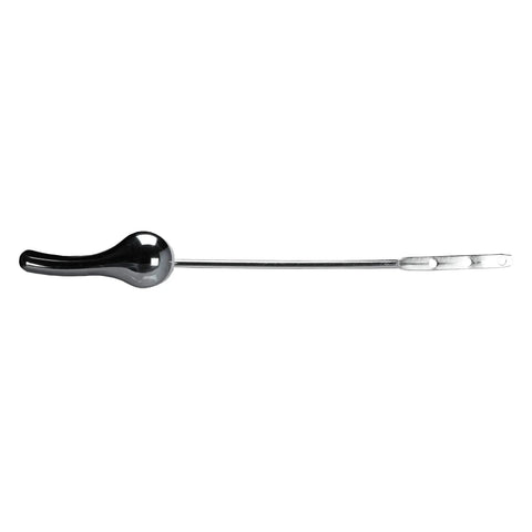 8 Inch Universal Toilet Tank Lever Chrome With Durable Metal Arm And Plastic Nut For Strength Front Left Install Easy To Mount