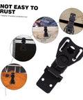 Beefy Heavy Duty Toggle Latch Set With Hasp Butterfly Lock And Cam Lock Clip Pogo Spring Loaded Stainless Steel Black Finish