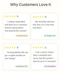 Customer reviews highlighting benefits of 2K Wireless Security Camera System For Indoor And Outdoor Home Surveillance, No Monthly Fee.