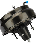 Premium Vacuum Power Brake Booster Quick Swap Direct Replacement Kit For Lexus ES300 Toyota Camry Avalon Solara 1995 To 2003 top view showing cone shape and mounting bolts.