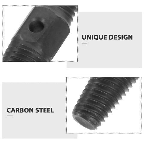 Heavy Duty Carbon Steel Broken Screw Extractor Kit That Slays Jammed Bolts For Faucets And Pipes, Simple To Operate Tool For Quick Pipe Fix Without Drilling, threaded tip