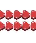 Super Cool Mtlavishness Welding Magnet Set With 10 Pcs Multi Angle Fixed Soldering Tools Featuring 45 90 And 135 Degree Angles image of 10 red welding magnets