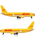 DHL Boeing 757 1 To 400 Scale Model Airplane Diecast And Plastic Display Piece For Collectors Ultra Detailed Desk Decor
