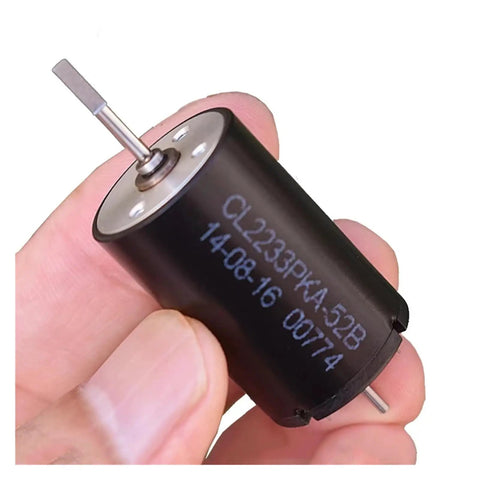 Mini Coreless DC Motor 22mm By 33mm With Dual Shaft Beefy Torque NdFeB Magnets 5 Pole Rotor 24V 36V 60V Micro Motor For RC Drones Robots