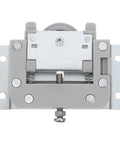 Door Sliders For Wardrobe And Cabinet With Damping Pulley System Smooth Glide For Wooden Doors Surface Mounted Hardware Fitting