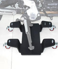 Heavy Duty Motorcycle Dolly With 360 Degree Casters Center Stand Mover For Easy Maneuver In Tight Spaces Holds Up To 800 Lbs