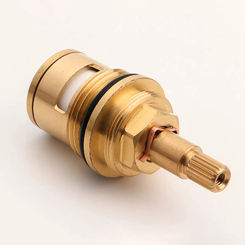 Faucet Cartridge Replacement Ceramic Disc Valve For Three Quarter Inch Taps Brass Body 20 Spline Quarter Turn